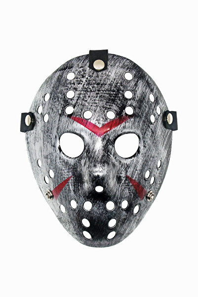 ReilaParty Halloween 13. Cuma Jason Hokey Hannibal Maskesi Gümüş Renk RP4597