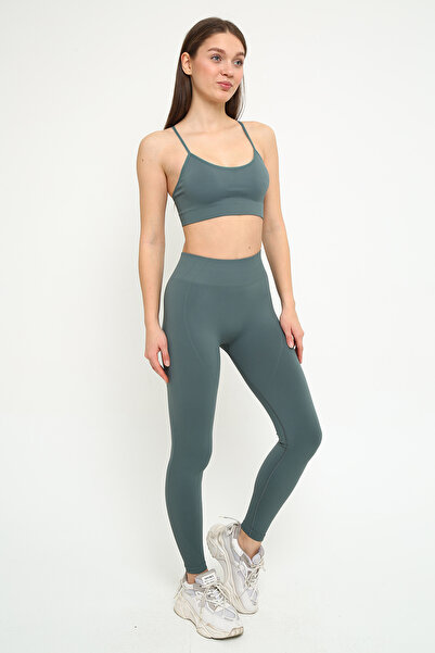 Voga Seamless Toparlayıcı Spor Tayt Takım