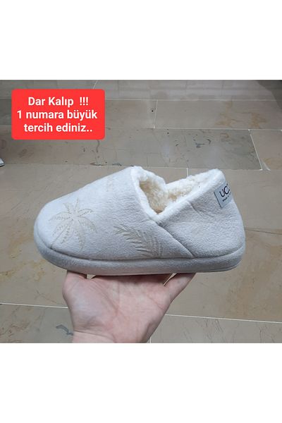 BRGL Γυναικεία εξαιρετικά ελαφριά αντιολισθητικά βελούδινα παπούτσια για το σπίτι με γούνα στο εσωτερικό