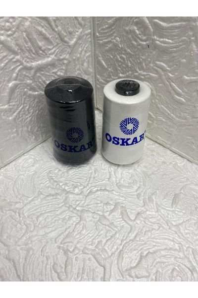 Oskar 120no Πολυεστερικό νήμα ραπτικής 5000 Mt (2 ΤΕΜ) (ΜΑΥΡΟ-ΛΕΥΚΟ)