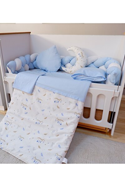 Fun Moment Triple Braided Baby Bed Rails with Quilt, Pillows and Sheet