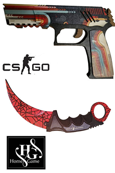 HG Home&Game مجموعة ألعاب المسدس والعنكبوت من Cs-go Retrobution P250 - هدية ل...