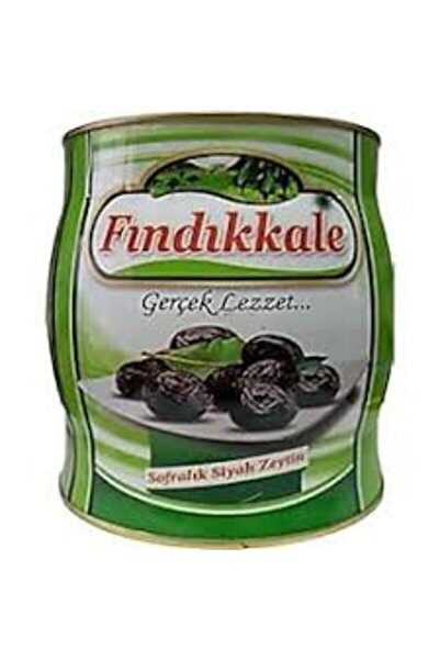 Fındıkkale Akhisar Fındıkkale Etli ve İri Siyah Zeytin 200-260KB 2 kg Teneke