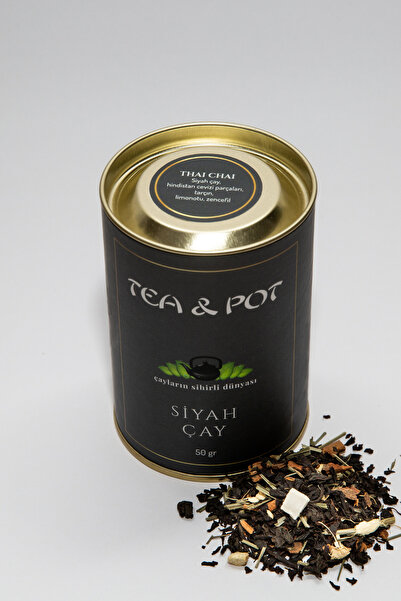Tea&Pot Thai Chai - Hindistan Cevizli Siyah Çay 50 Gr.