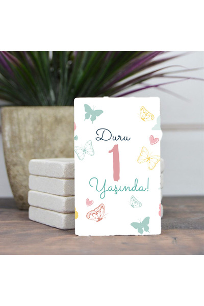 MagnesyaGift 30 Adet, Doğal Taş Magnet, Kız / Erkek Bebek Magnet, Bebek Hediy...