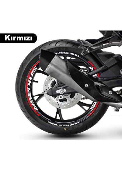 Motiker RKS (QJ MOTOR) SRK 125R Motosiklet Jant İç ve Dış Set Sticker Etiket ...