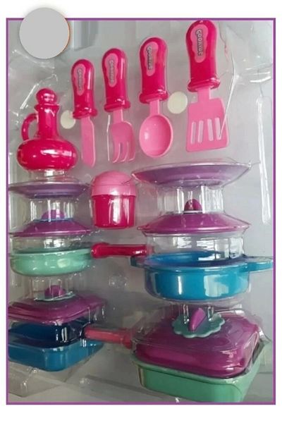 ByCaretta Cooking Toys Kitchen Set 17 Pieces