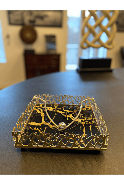 Serene Spaces Silver Kaplama Metal Peçetelik