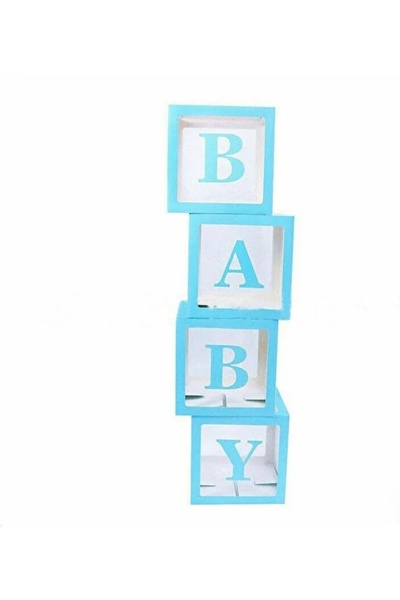 ALYA PARTİ Balonlu 4 Parça Bayb Kutusu 25x25