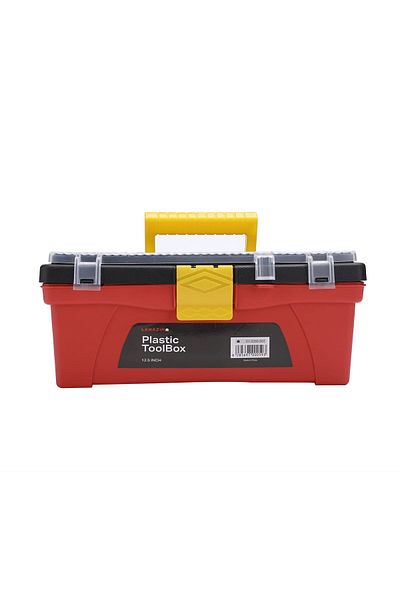 Lawazim Heavy Duty Plastic Storage Toolbox 12.5 inch | Portable Tool Box Plastic Toolbox