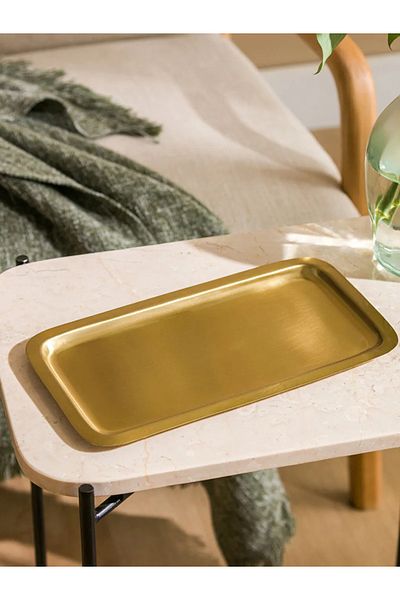 LC Waikiki Lcw Yellow Metal Tray 25 cm