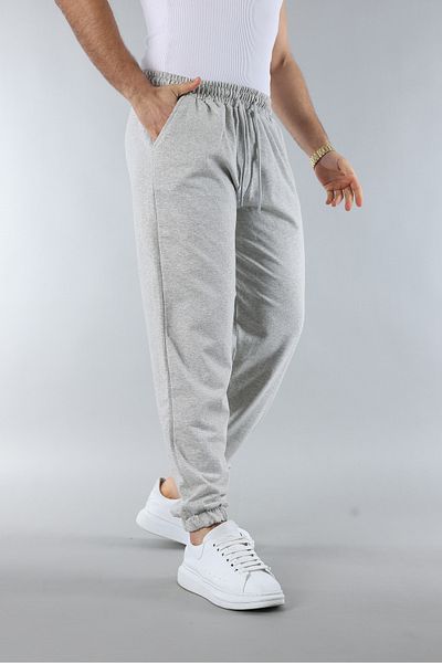 CASUAL SUİT Ανδρικό αθλητικό παντελόνι Slim Fit με ελαστική μέση και πόδια