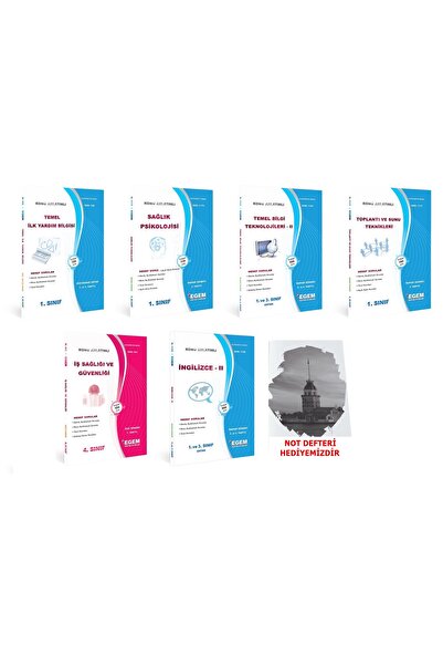 Egem Eğitim Yayınları Aöf Tıbbi Dökümantasyon Ve Sekreterlik 1 Sınıf 2 Yarıyı...