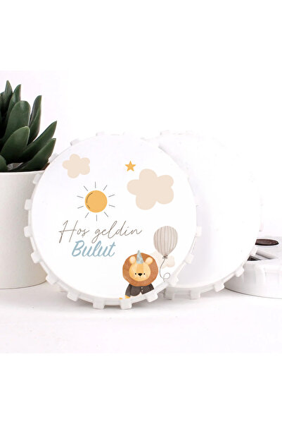 MagnesyaGift 24 Adet Flowpack Özel Poşetli Kapak Açacak, Bebek Magneti, UV Ba...