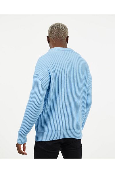 elkumoda Pulover supradimensionat drapat din tricotaje casual - decolteu elegant, croială confortabilă