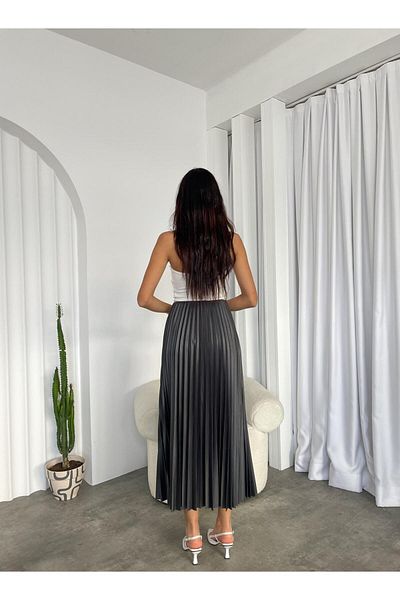 eccmoda fustă hijab cu talie elastică lungă pentru femei