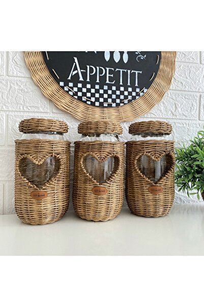 Gui GUİ HOME  1lt. lik Hasır Kavanoz