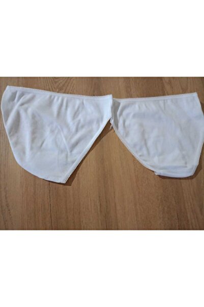 brezze Kız Çocuk Külot İç Giyim Beyaz 9 Yaş 2'lİ