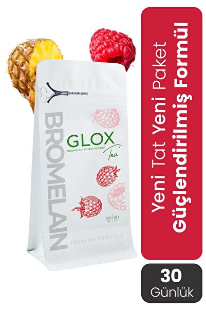 GLOX Tea Bromelain Metabolizma Düzenlemeye Yardımcı Karışık Bitki Çayı Güçlen...