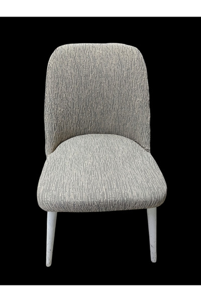 Home oval jakarlı sandalye kılıfı