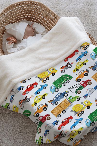 Tuğba Kuğu Plush Double Face Blanket (80X120) - Iconic - Colorful Tools