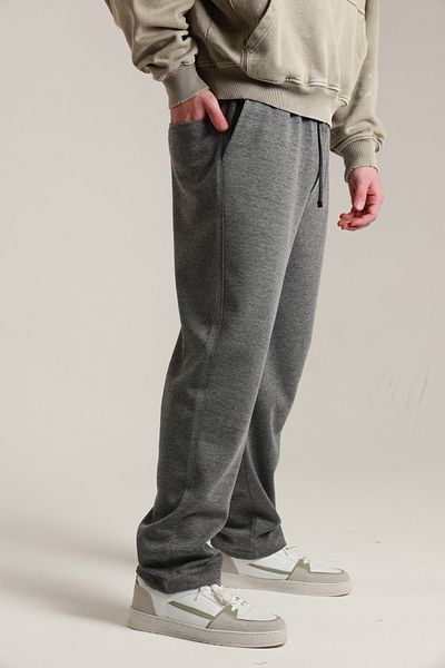TKT Men's Baggy Pique Pants - Loose Fitting and Back Pocket