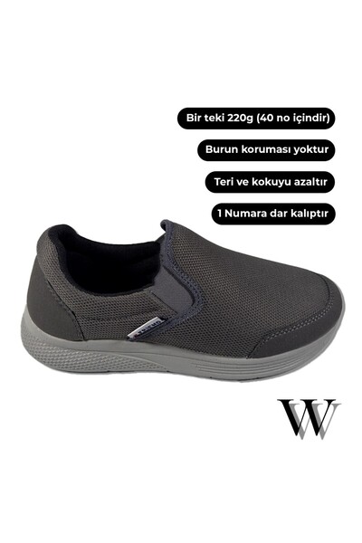 e&e Yazlık Koku Yapmayan Ortopedik Hafif Günlük/İş Ayakkabısı Çeliksiz Çelik Burunsuz İş Spor Ayakkabısı