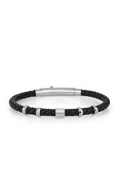 Daniel Klein Men's Real Leather Bracelet Dkj.6.10011-1