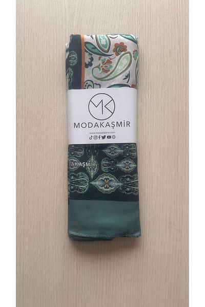 Modakaşmir Silky Soft Ethnic Cotton Shawl with Border