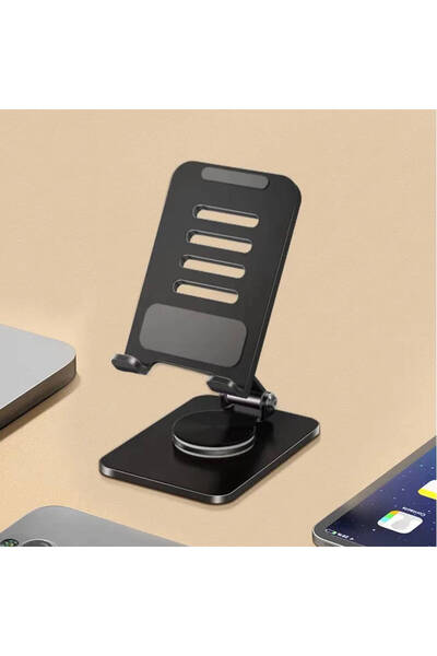Nextron Masaüstü Metal Telefon Ve Tablet Standı Yüksek Kaliteli 360 Dönebilen Ayarlanabilir Metal Stand