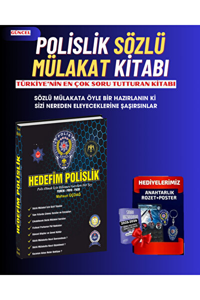 Parkur Eğitmenim Hedefim Polislik Sözlü Mülakat Kitabı ( Pomem - Pmyo - Pöh -...