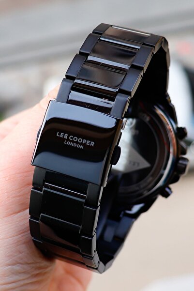Lee Cooper Full Komple Siyah Kronometreli Takvimli Erkek Kol Saati Lc07067.660