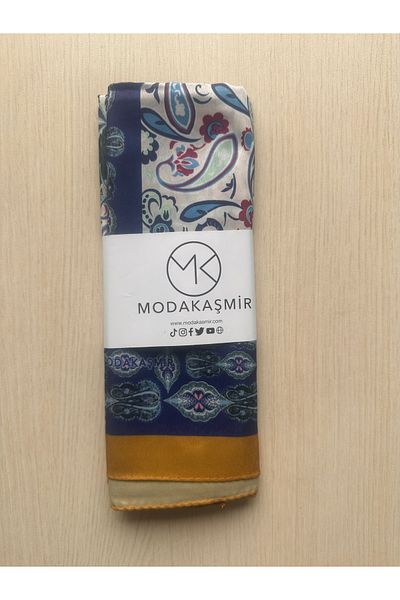 Modakaşmir Silky Soft Ethnic Cotton Shawl with Border