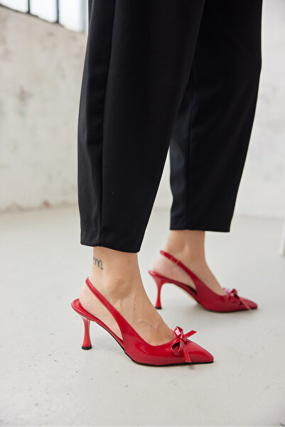 MİLAYA SHOES GLORY KADIN RUGAN KLASİK TOPUKLU AYAKKABI