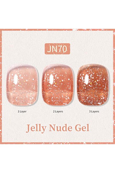 Born Pretty 10ml Jelly Nude Seri Kalıcı Oje JN70 (57851-20)