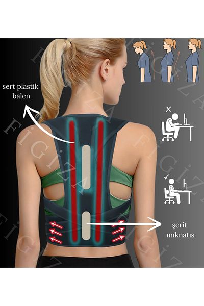 figiza Orthopedic Upright Posture Corset Preventing Hunchback Posture Correcting Corset Shoulder Back Corset Athlete Corset