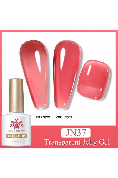 Born Pretty 10ml Jelly Nude Seri Kalıcı Oje JN37 (56347)