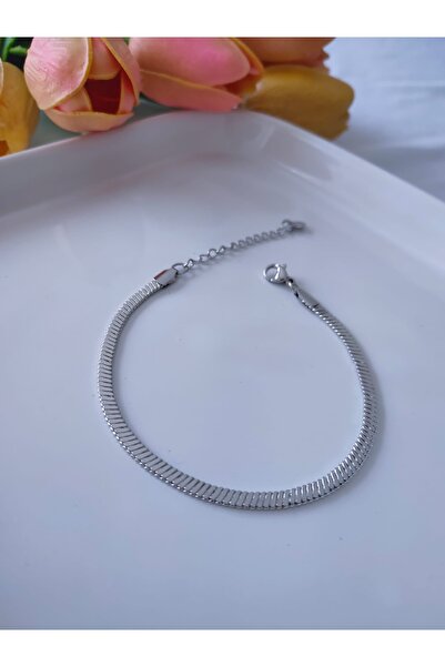 DN AKSESUAR Steel Italian Bracelet Silver