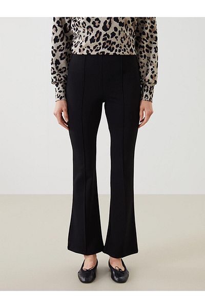 LC Waikiki Elastic Waist Spanish Leg Women's Trousers