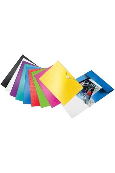 STOREMAX Rigid 3-Ring Binder, Metallic Blue, 150 Sheet Capacity