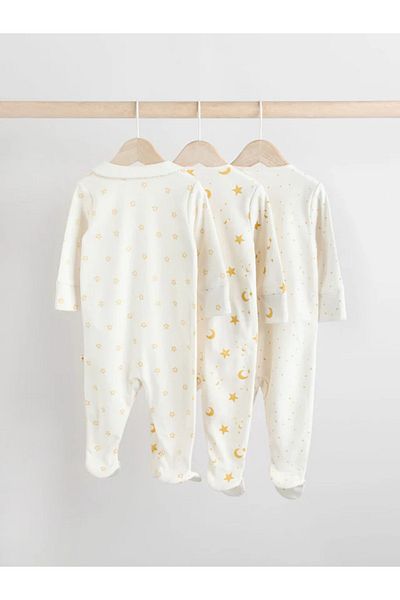 Next Baby طقم أكياس نوم مكونة من 3 قطع من القطن العضوي بنسبة 100% تحت عنوان عيد رمضان - ALYAA7904