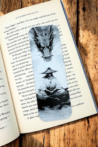 Lusida Design Σελιδοδείκτης με ανάγλυφο ιαπωνικό θέμα με μοτίβο σαμουράι και ...