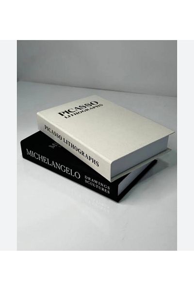 Sillage Home 2-Piece Fabric Covered Decorative Book Box
