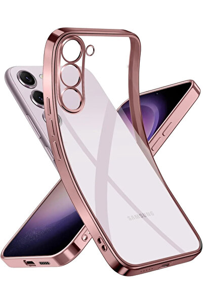 Rivor Samsung Galaxy A56 Uyumlu Kılıf Kamera Korumalı Kenarları Renkli Şeffaf...