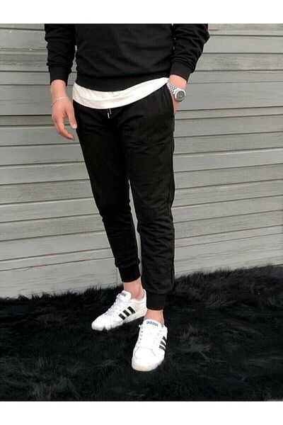 DEEPSENCE Ανδρικά Slim Fit Winter Jogger Sweatpants - Slim Fit