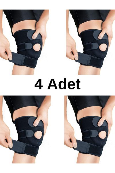 EMBA KORSE Size Free Sports Knee Pads - Neoprene Knee Corset and Bandage