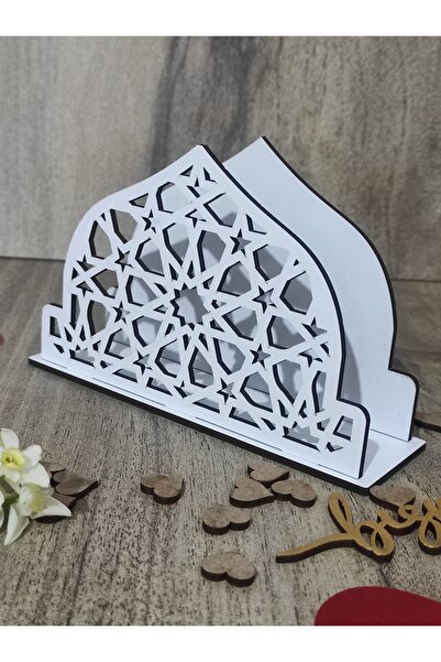 aycut DESENLİ BEYAZ MDF RAMAZANA ÖZEL MASA ÜSTÜ PEÇETELİK