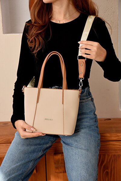 ÇANTAM GELSİN GP GUES POLO geantă de mână și de umăr cu mai multe compartimen...