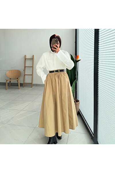 Bass Collection Poplin Etek Krem