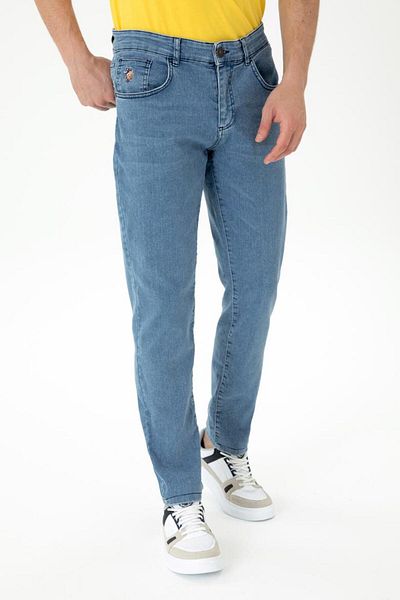 U.S. Polo Assn. Pantaloni de jeans albaștri pentru bărbați
